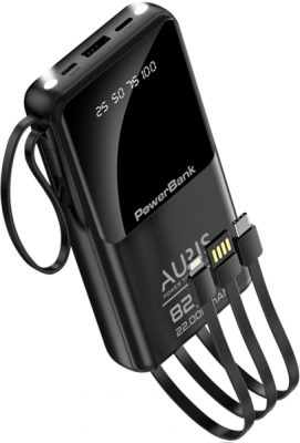 Auris YM539 22.000 Mah 82,5W LCD Ekranlı Kablolu Powerbank